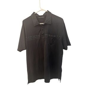 Travis Mathew Black Polo Shirt